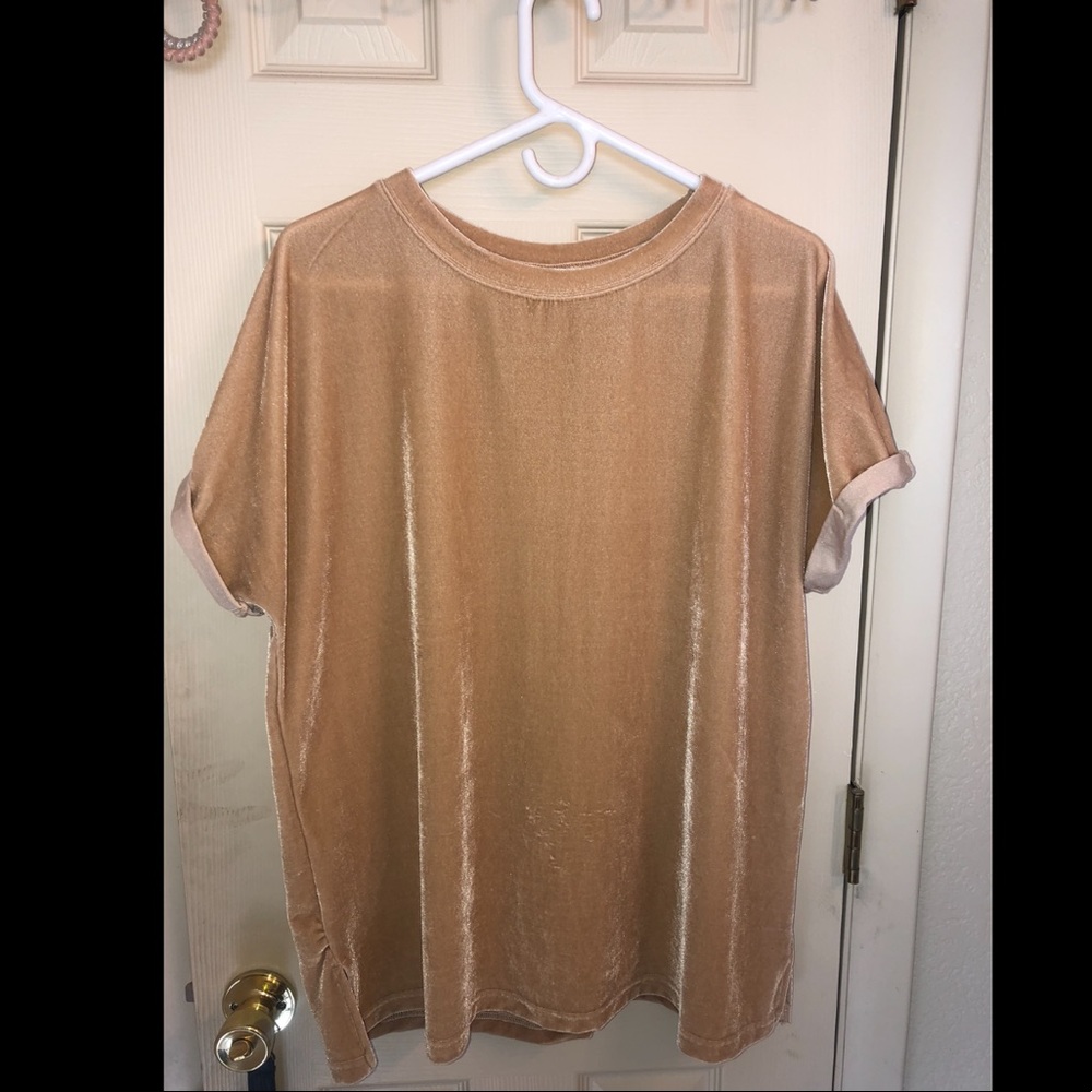 Velvet Short Sleeve Tee